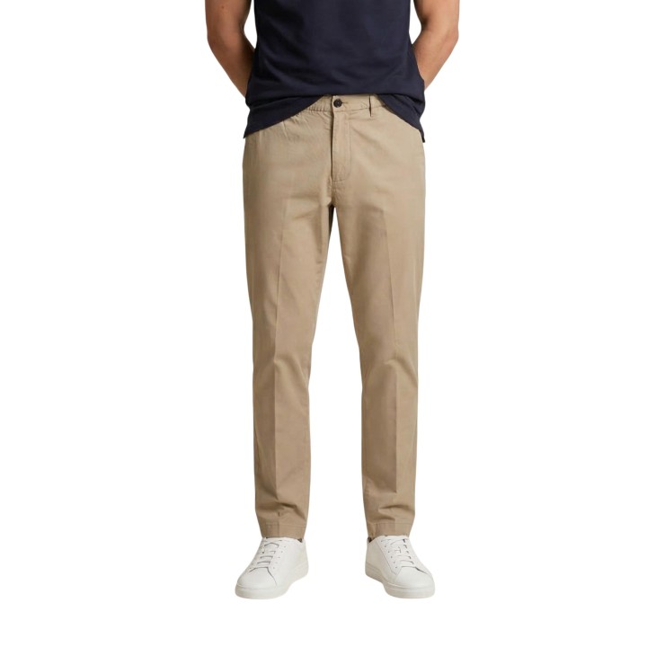 Pantalón de hombre YOS beige T9172TS-100010 vista frontal