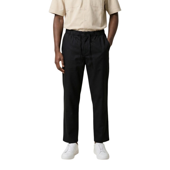 Pantalón negro de hombre YOS CV8002 vista frontal