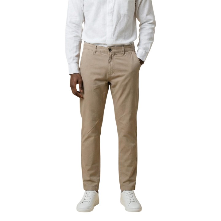 Pantalón beige de hombre YOS SLE6PT031208U vista frontal