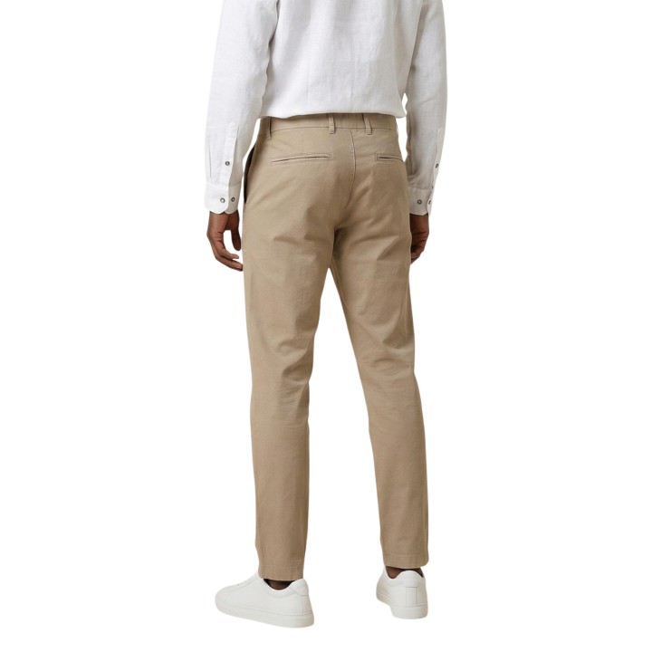 Pantalón beige de hombre YOS SLE6PT031208U vista posterior