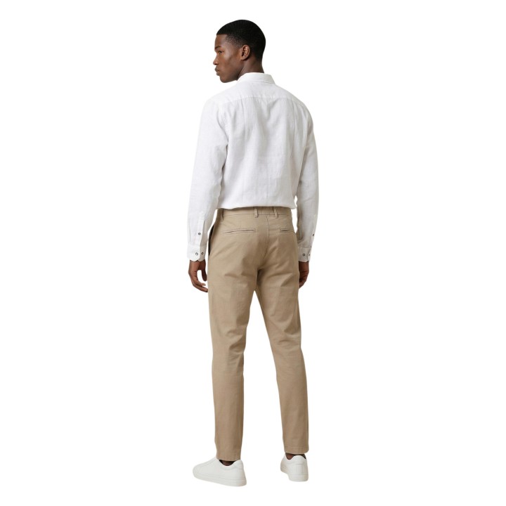Pantalón beige de hombre YOS SLE6PT031208U vista posterior