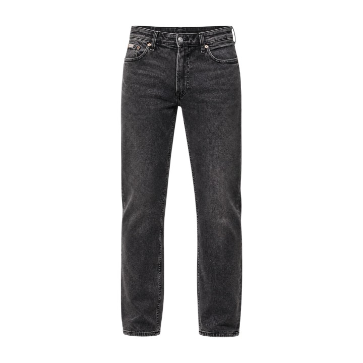 Calvin Klein Jeans vaqueros de hombre gris oscuro de algodón vista frontal del producto