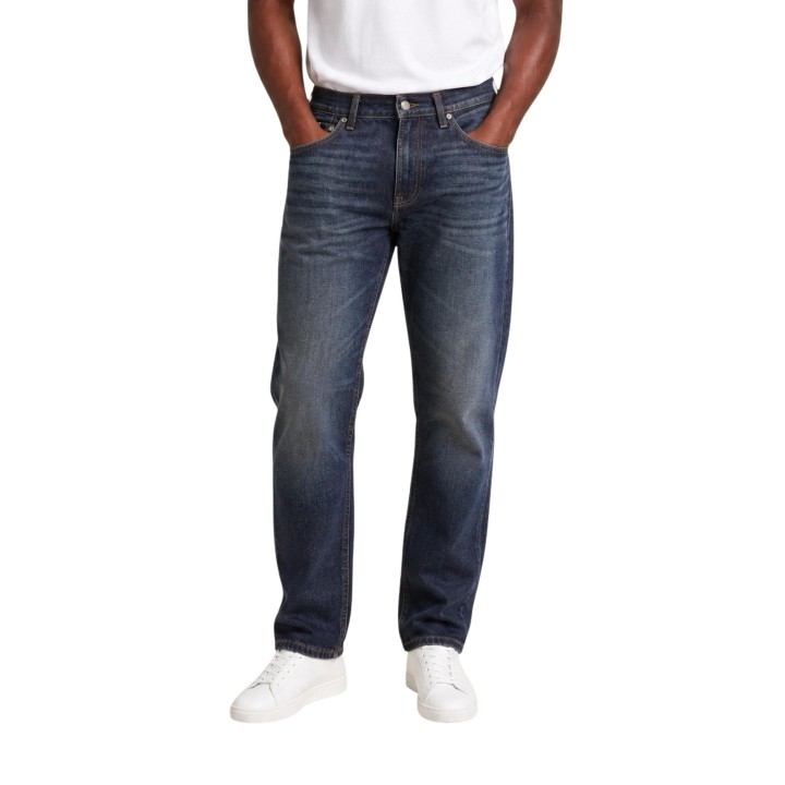 Calvin Klein Jeans vaqueros de hombre LV04RG773G en denim oscuro vista frontal