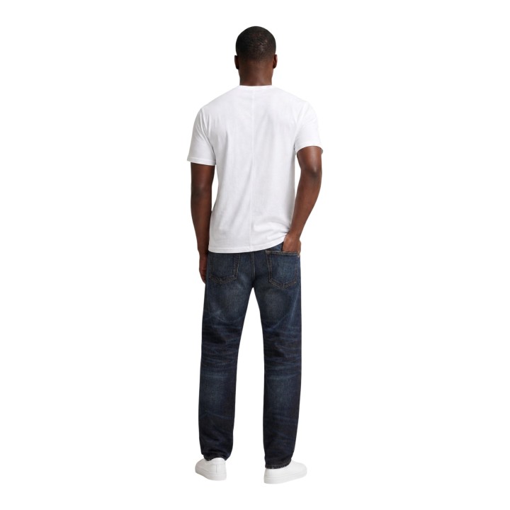 Calvin Klein Jeans vaqueros de hombre LV04RG773G en denim oscuro vista posterior