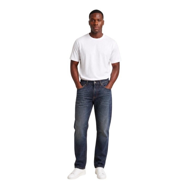 Calvin Klein Jeans vaqueros de hombre LV04RG773G en denim oscuro vista frontal