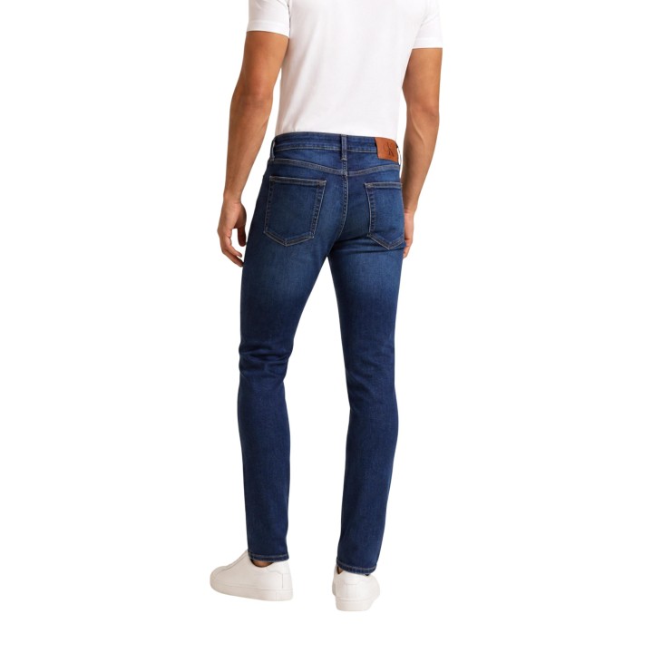 Calvin Klein Jeans vaqueros azules de hombre en denim vista posterior