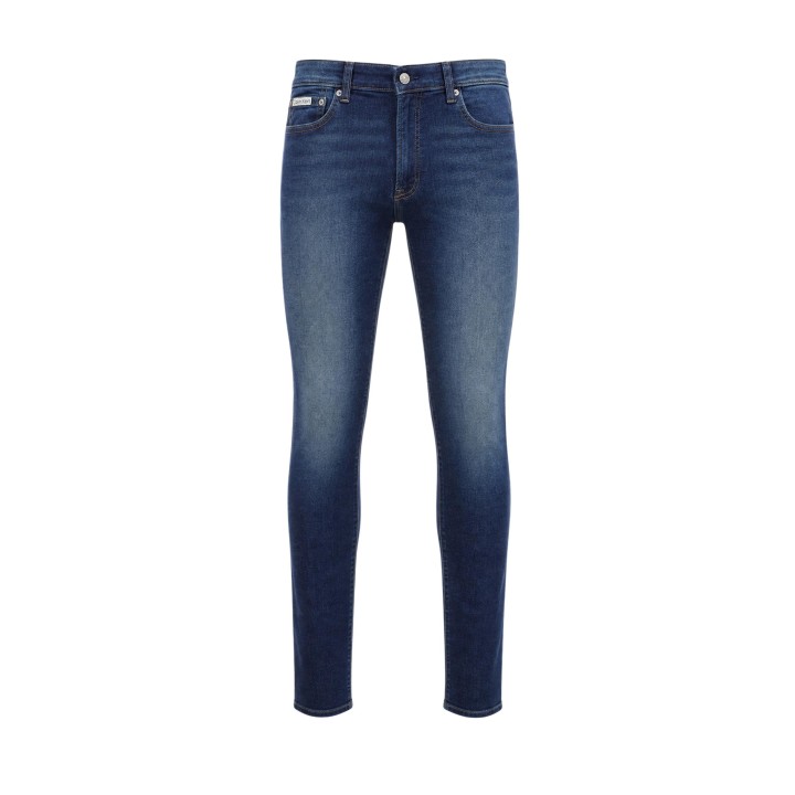 Calvin Klein Jeans vaqueros azules de hombre en denim vista frontal