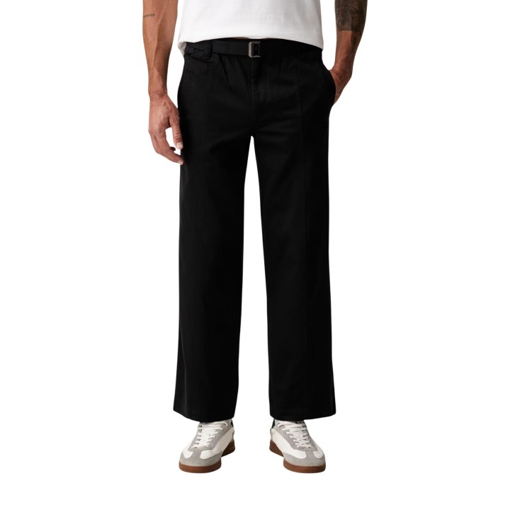 Pantalón negro de hombre Calvin Klein Jeans LV04RG615G vista frontal