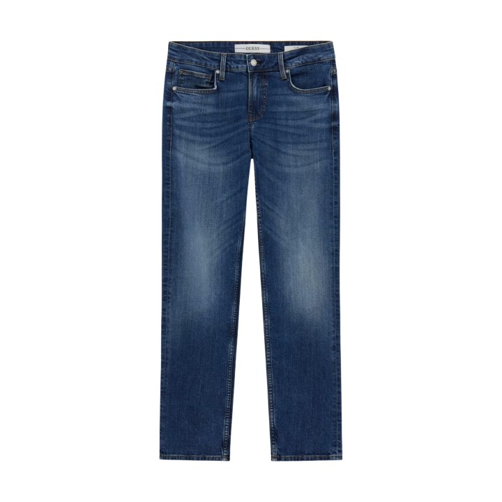 Guess Angels M6YAN2 D1476 pantalón vaquero de hombre en denim oscuro vista frontal
