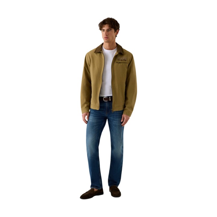 Guess Angels M6YAN2 D1476 pantalón vaquero de hombre en denim oscuro vista tres cuartos
