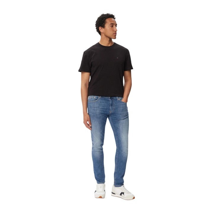 Vaqueros Tommy Hilfiger Jeans de hombre Austin Slim en denim azul detalle frontal