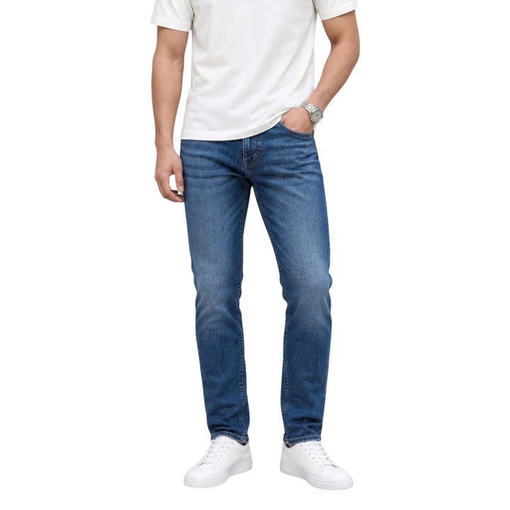 Vaqueros Tommy Hilfiger Jeans de hombre en denim oscuro vista frontal