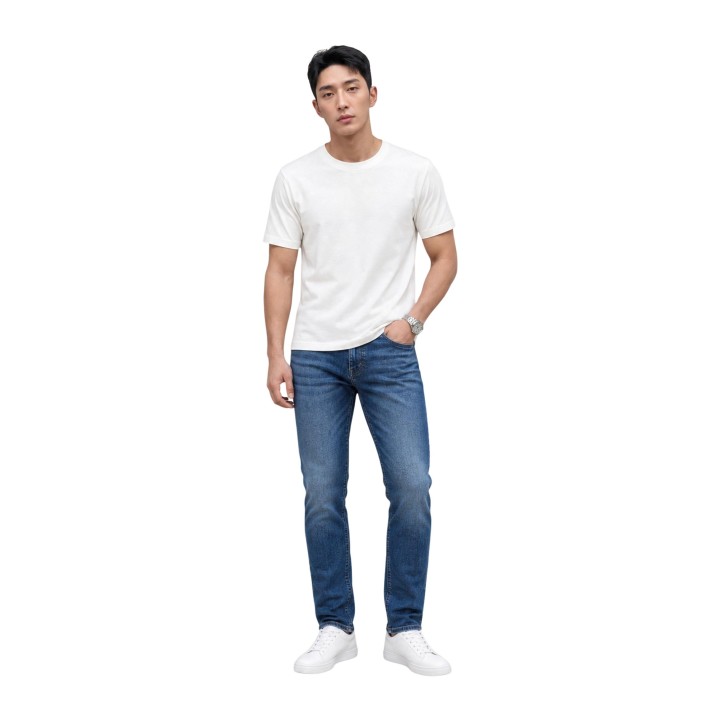 Vaqueros Tommy Hilfiger Jeans de hombre en denim oscuro vista frontal
