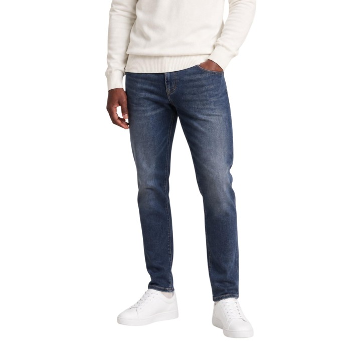 Tommy Hilfiger Jeans vaqueros Scanton Slim de hombre en denim azul vista frontal