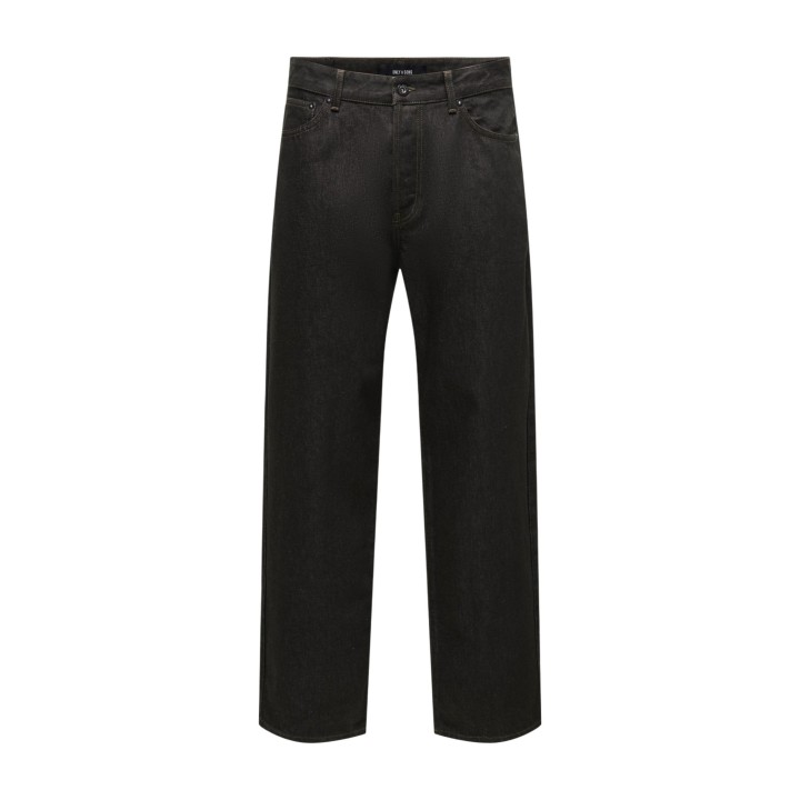 Only & Sons vaqueros marrones de hombre detalle frontal