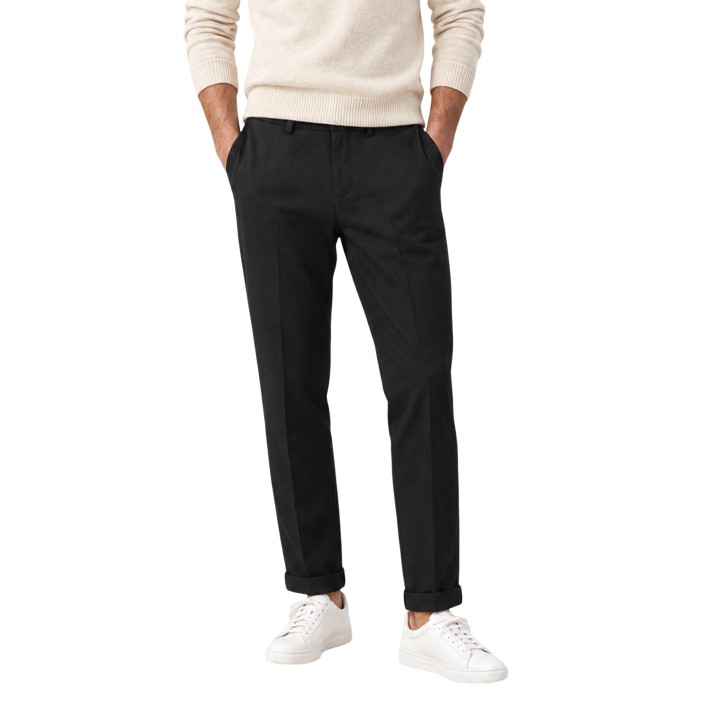 Gianni Lupo pantalón negro de hombre GL5165BD-F26 vista frontal