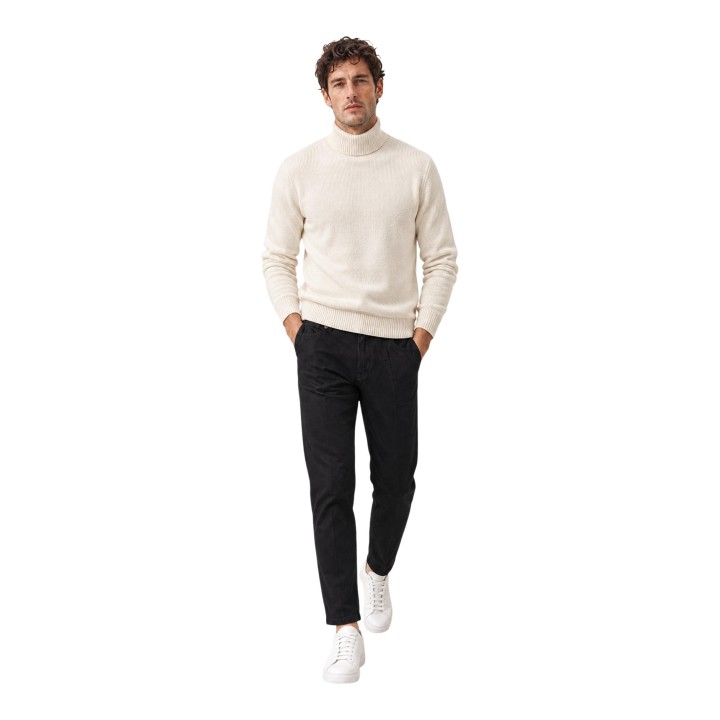 Gianni Lupo pantalón de hombre negro Cooper GL6228Q-F26 vista frontal completa