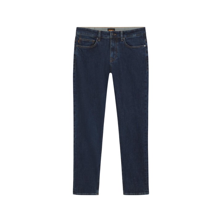 Boss vaqueros de hombre Delaware 50564546 en denim oscuro vista frontal