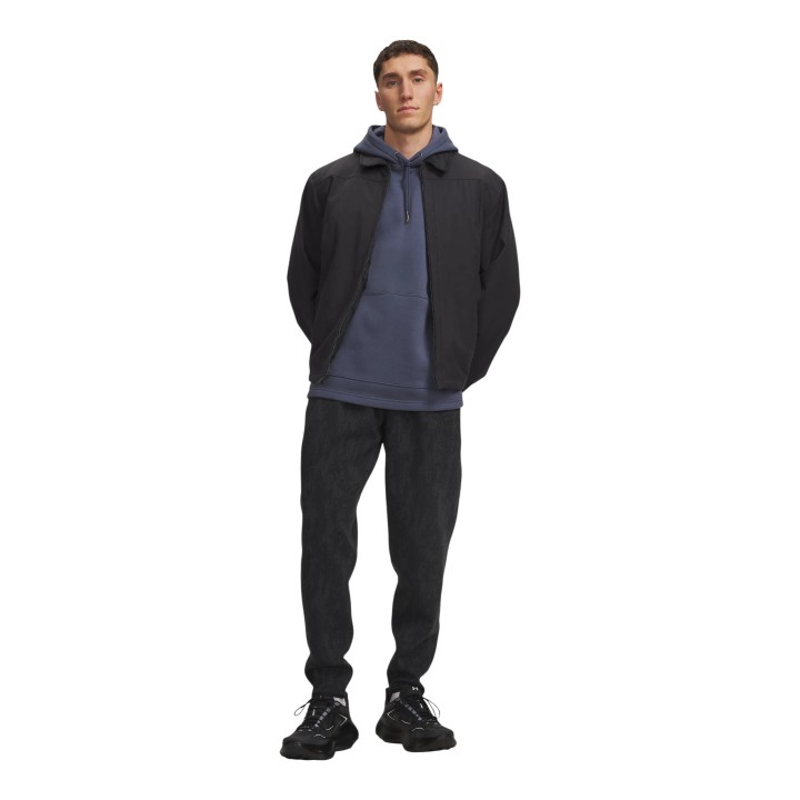 Under Armour pantalón jogger de hombre negro UA Unstoppable FLC vista frontal