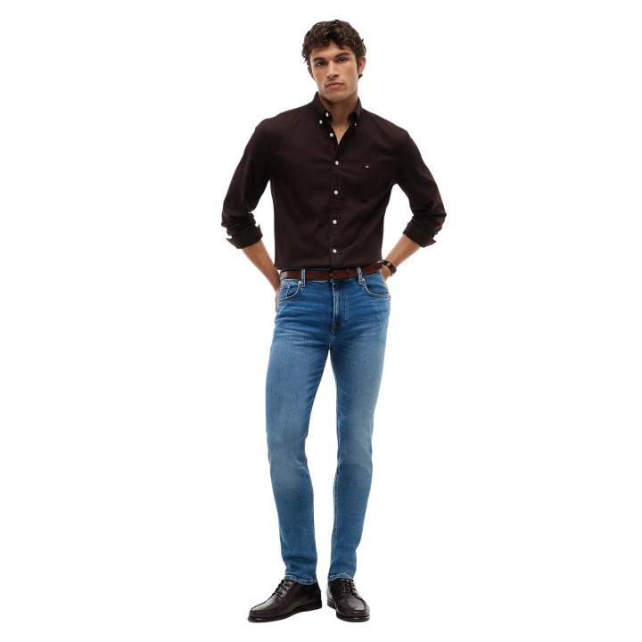 Tommy Hilfiger vaqueros slim de hombre en denim azul vista frontal
