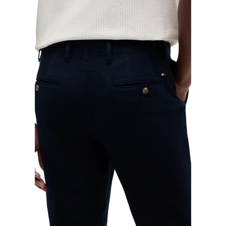 Tommy Hilfiger pantalón azul de hombre Denton detalle posterior