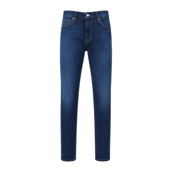 Vaqueros Tommy Hilfiger Jeans Scanton Slim de hombre en denim oscuro vista frontal