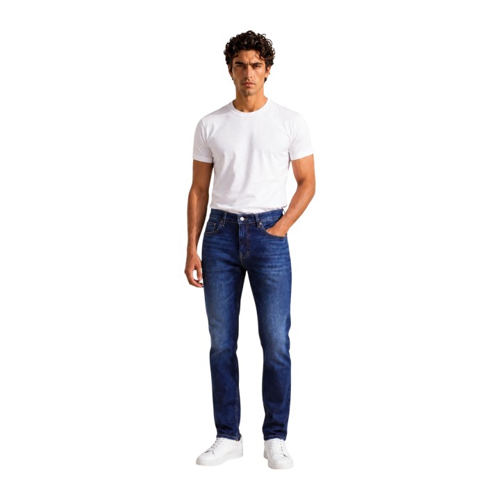 Vaqueros Tommy Hilfiger Jeans de hombre en denim oscuro vista frontal