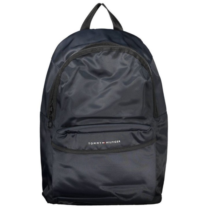 Mochila Tommy Hilfiger para hombre en poliéster azul marino vista frontal