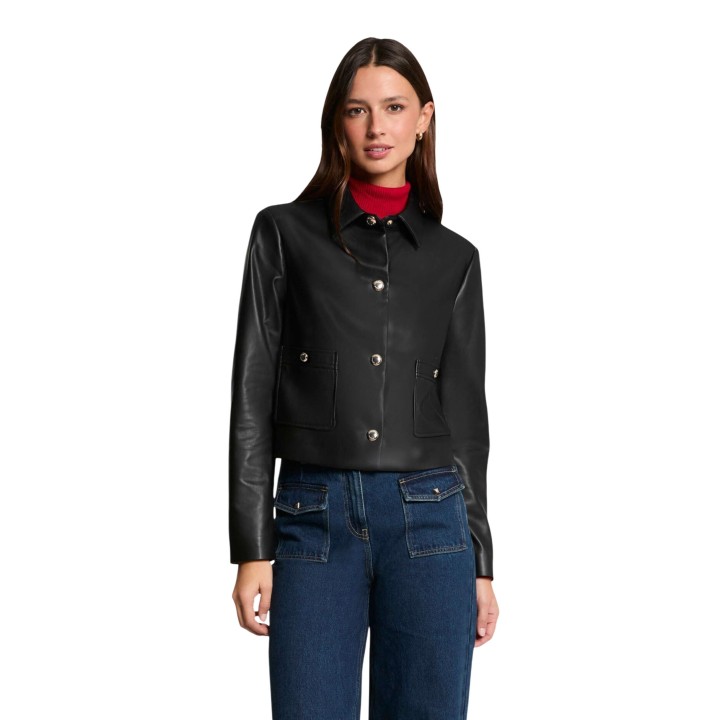 Morgan De Toi chaqueta de mujer negra 251-GKISS vista frontal