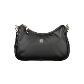 bolso de hombro negro para mujer Tommy Hilfiger vista frontal