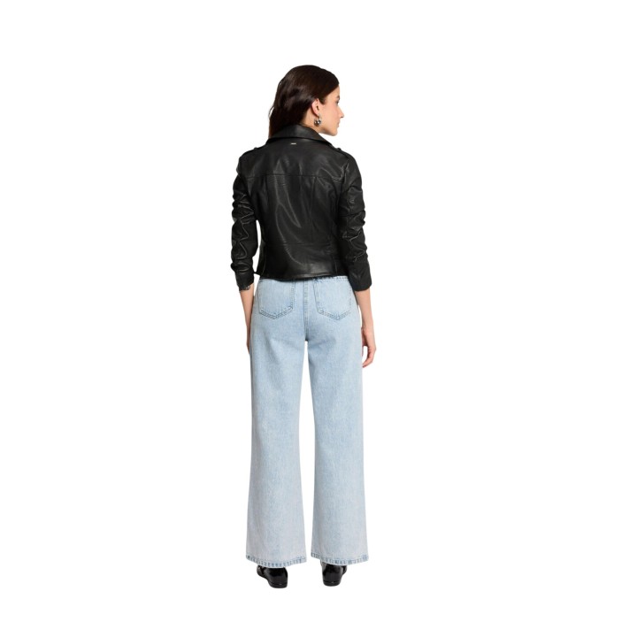 Morgan De Toi chaqueta negra de mujer 202-GRAMMO.N vista posterior