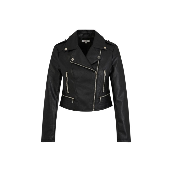 Morgan De Toi chaqueta negra de mujer 202-GRAMMO.N vista frontal