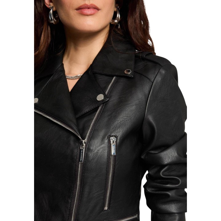 Morgan De Toi chaqueta negra de mujer 202-GRAMMO.N vista de detalle