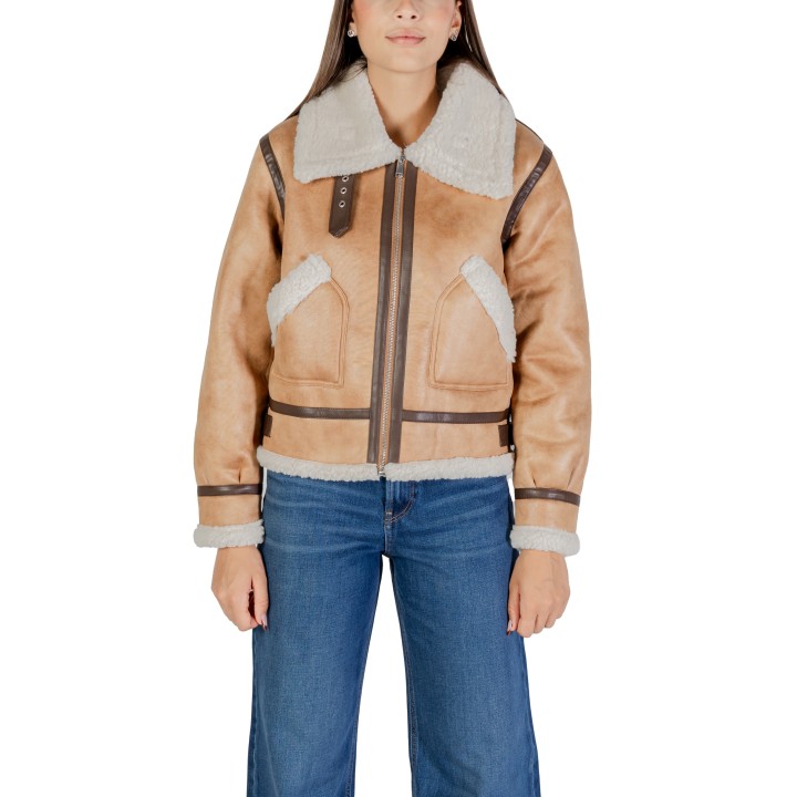 Choral chaqueta beige de mujer SLI5GB025163D vista frontal