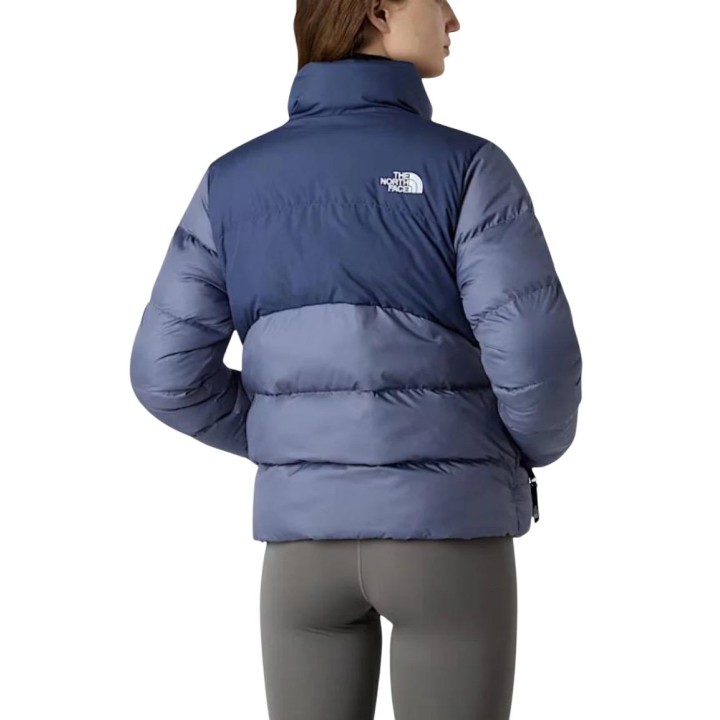 The North Face chaqueta acolchada de mujer color índigo vista posterior