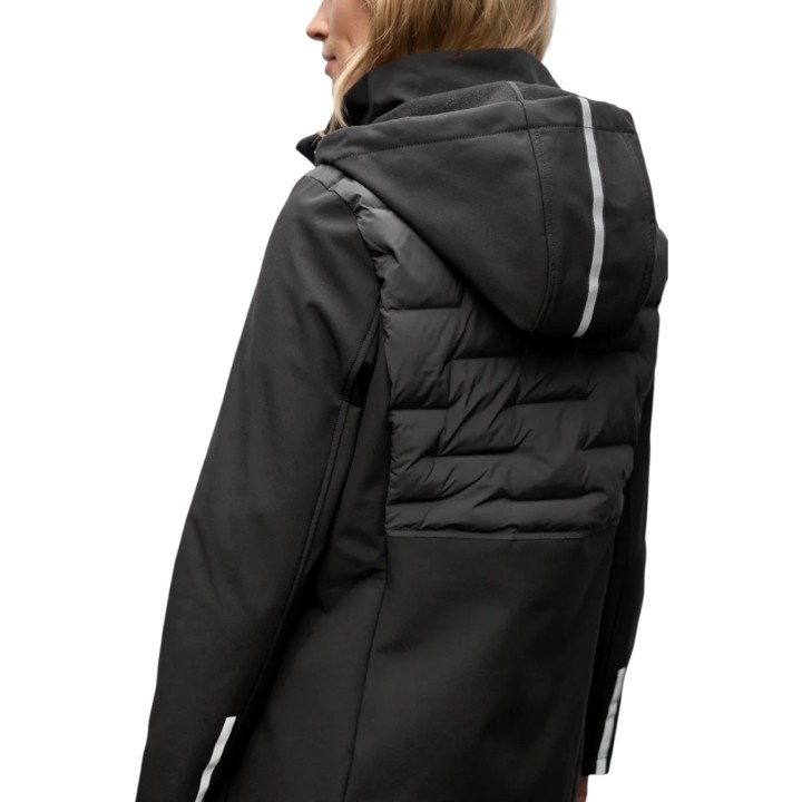Street One chaqueta de mujer negra Mat Mix Softshell 202117 vista posterior