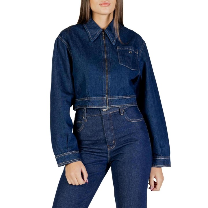 Chaqueta de mujer Colcci 032.11.00073 en denim azul oscuro vista frontal