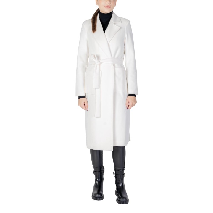 Abrigo de mujer Choral SLI5CP000999D color crema vista frontal