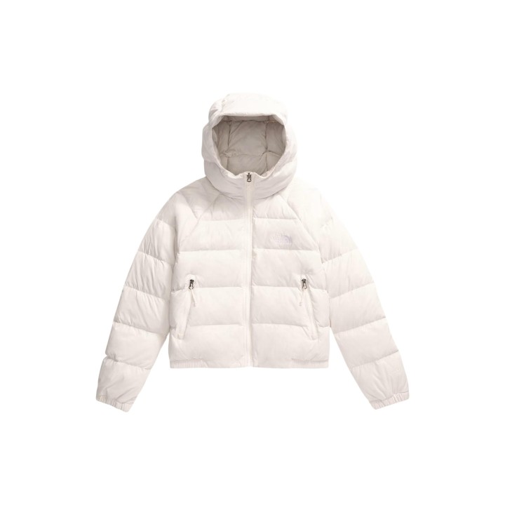 The North Face chaqueta plumífero de mujer blanca NF0A5GGG vista frontal sin modelo