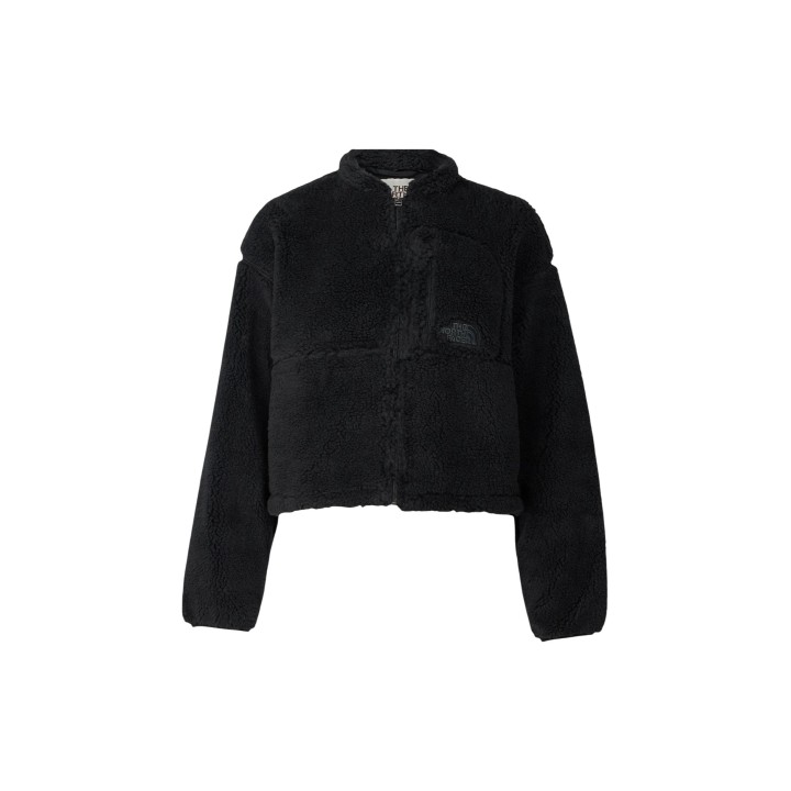 The North Face chaqueta de forro polar negra para mujer vista frontal