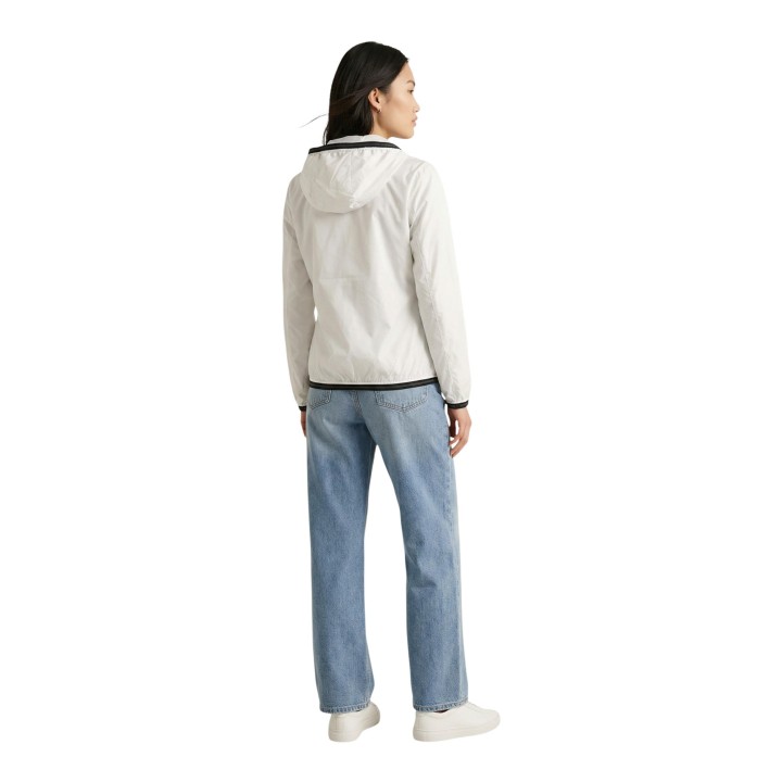 Blauer. chaqueta blanca de mujer NAY 26SBLDC11095 vista posterior tres cuartos