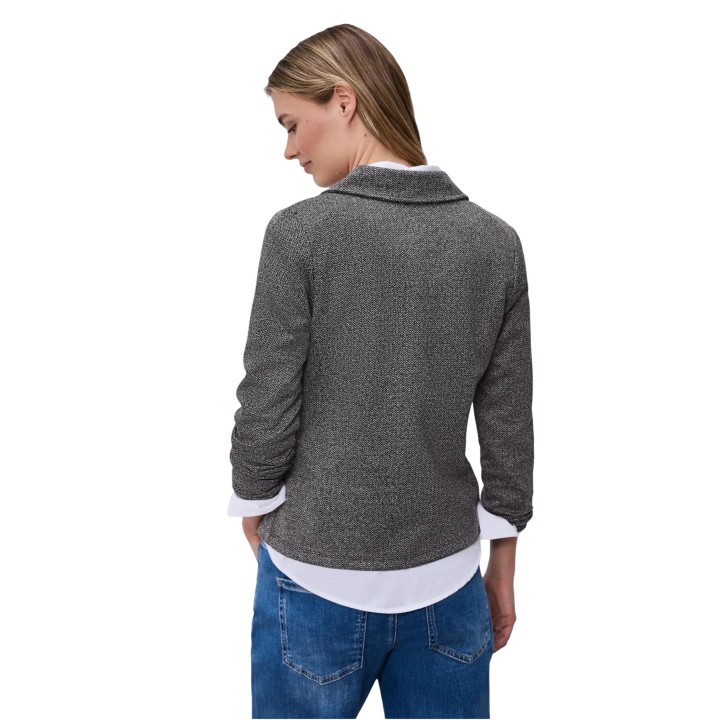 Blazer de mujer Street One Dessin Basic 213001 azul oscuro vista posterior