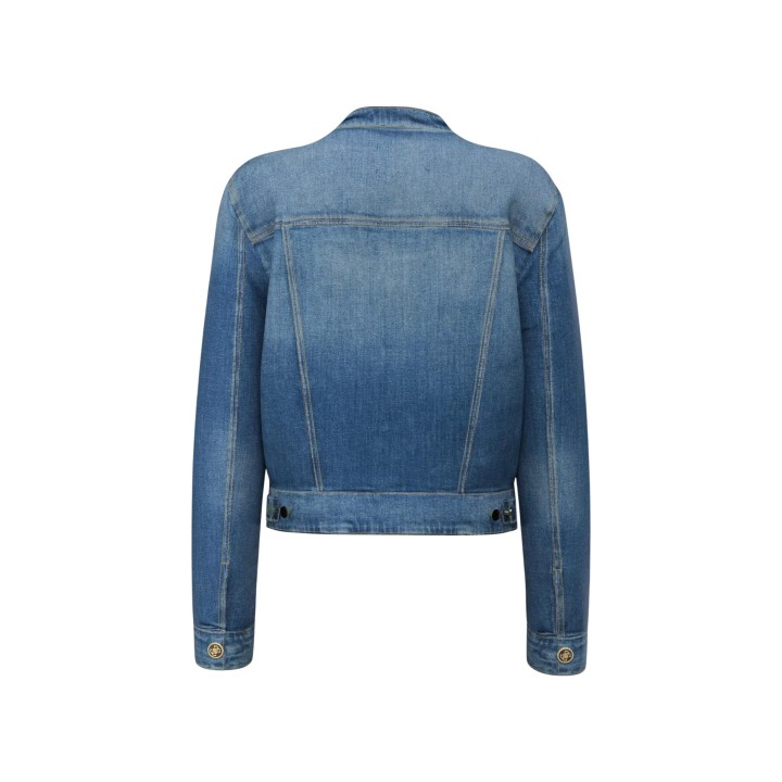 Guess chaqueta vaquera de mujer azul denim Ivy Jacket W6YN03 D1341 vista posterior