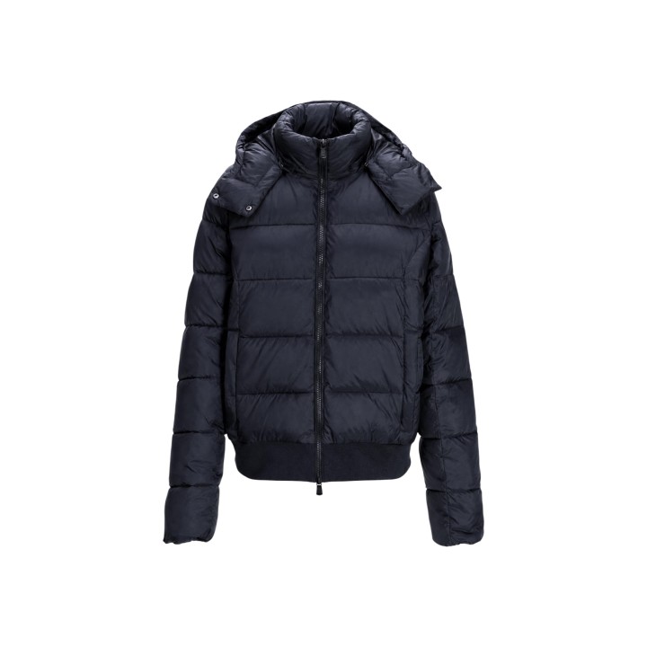 EA7 chaqueta acolchada negra de mujer 7W001496 AF26297 vista frontal