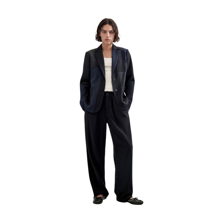 Desigual blazer azul de mujer AME_MARGI vista frontal completa