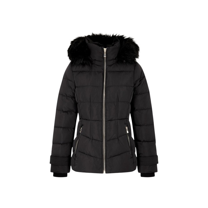 Morgan De Toi 252-GITELA chaqueta acolchada negra de mujer en vista frontal