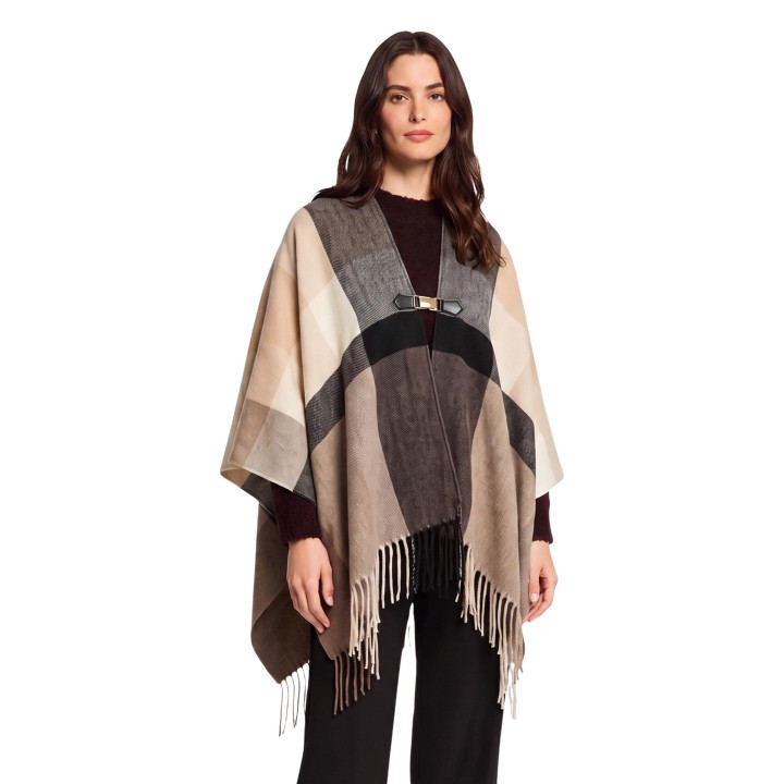 Morgan De Toi chaqueta de mujer beige de tejido vista frontal sobre modelo 261-5CLAC