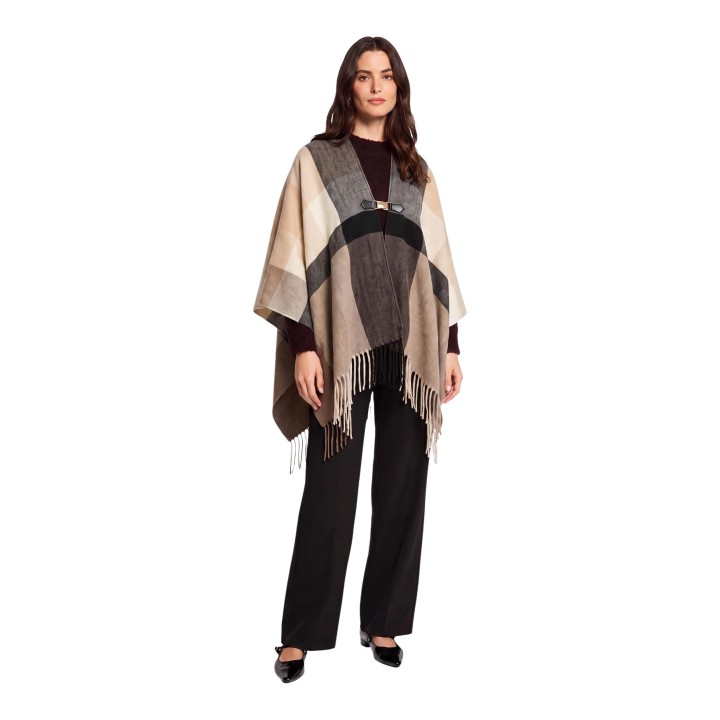 Morgan De Toi chaqueta de mujer beige de tejido vista frontal de cuerpo entero 261-5CLAC