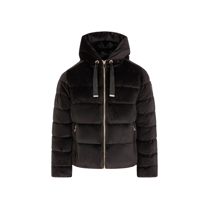 Morgan De Toi chaqueta de mujer negra de pana 262-GLAMI vista frontal