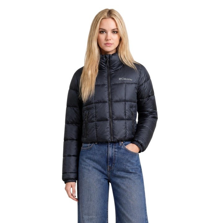 Columbia Puffect III Cropped Jacket 2171241 para mujer negra vista frontal
